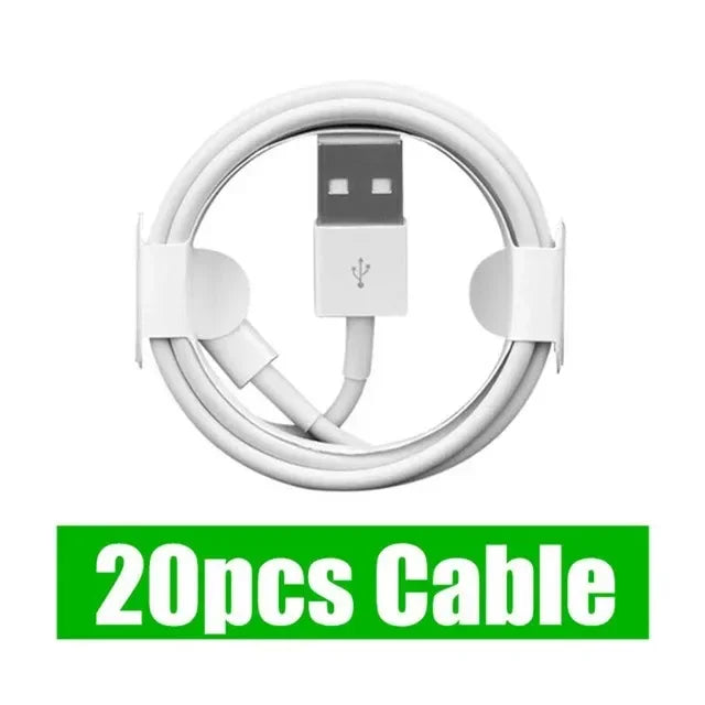 1m USB-A auf Lightning Ladekabel (10–50 Stk.)