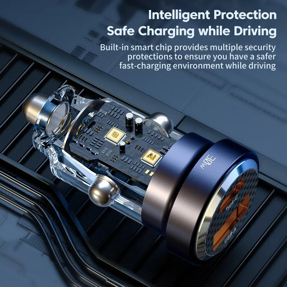 30W QC PD 3.0 USB-C Autoladegerät