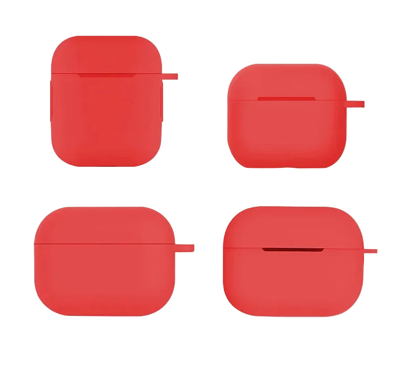 Rosa Silikon Airpods Hülle Schutzcase