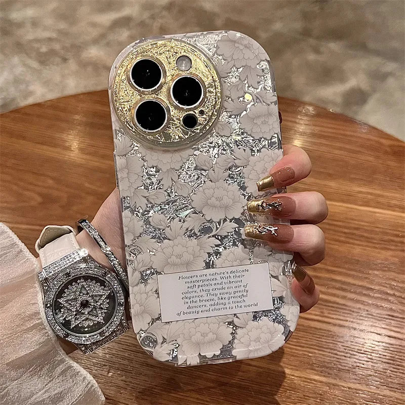 Glitzernde Silikonhülle für iPhone 17 Pro Max