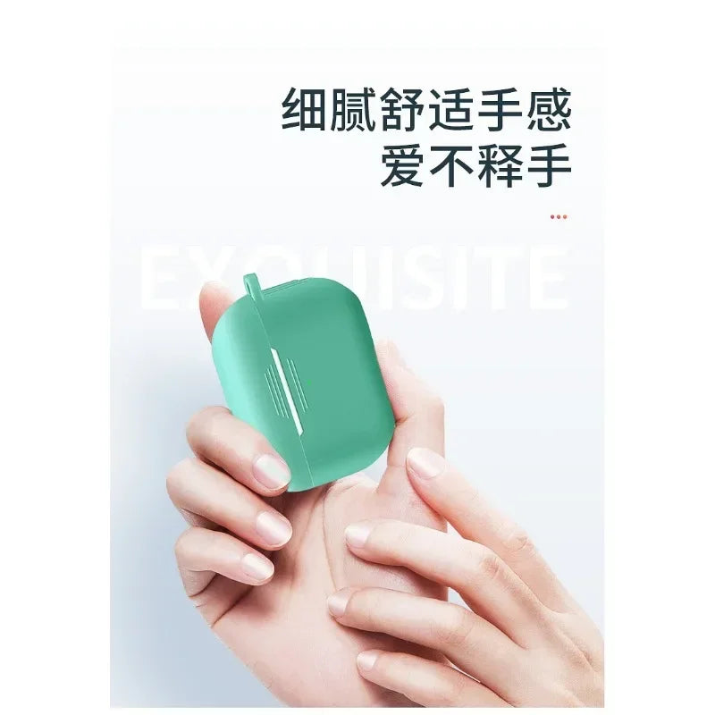 Rosa Silikon Airpods Hülle Schutzcase