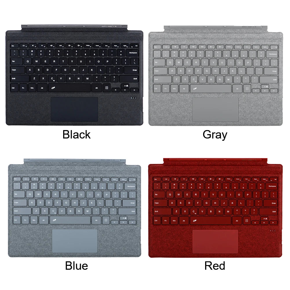 Bluetooth Tastatur mit Beleuchtung für Surface Pro 3–7+
