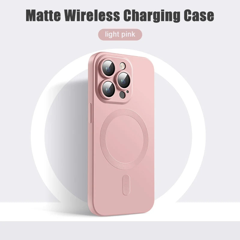 Matte Silikon MagSafe Hülle iPhone Zubehör