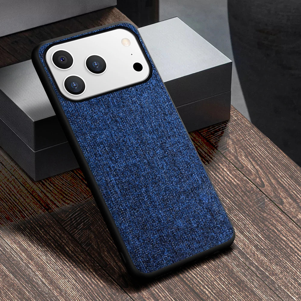 Hülle für iPhone 17 Pro Max Luxus Vintage Leder Bling