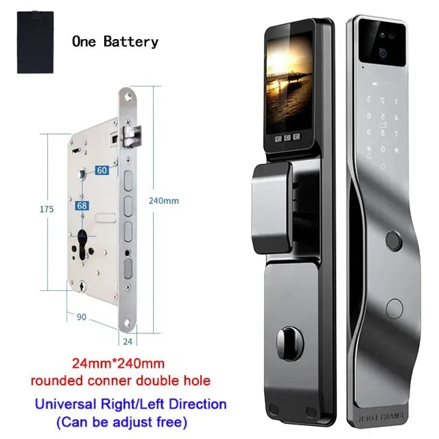 Smartes Türschloss mit Kamera & Fingerabdruck