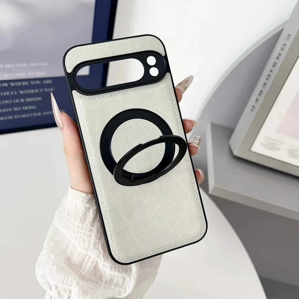 360° Rotierende Lederhülle für Google Pixel 10