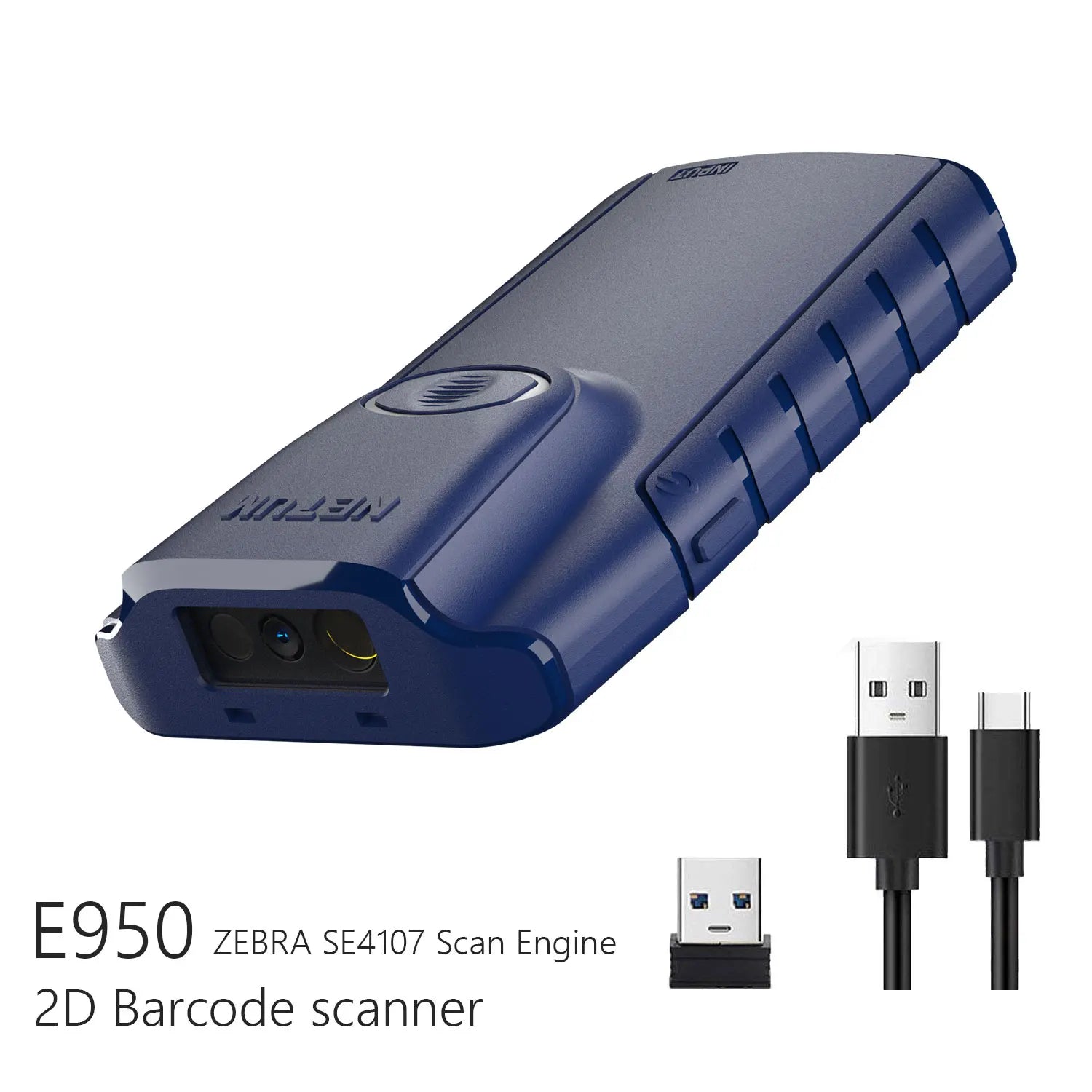 Wireless CCD & 2D QR barcode scanner for cash registers