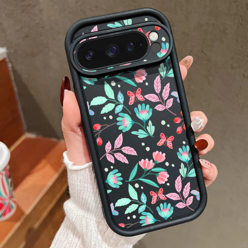 Bunte Blumen TPU-Hülle für Pixel 7–9