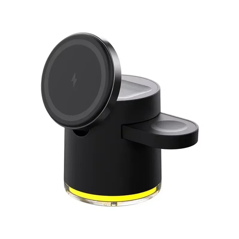 Qi2 3-in-1 Magsafe Ladestation mit Nachtlampe