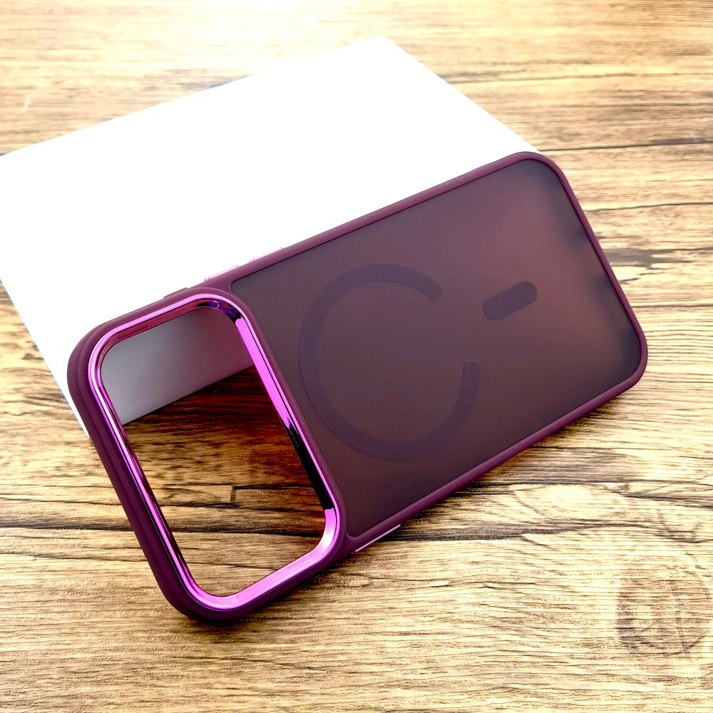 Matte durchsichtige Luxus-Hülle für iPhone 17 Pro