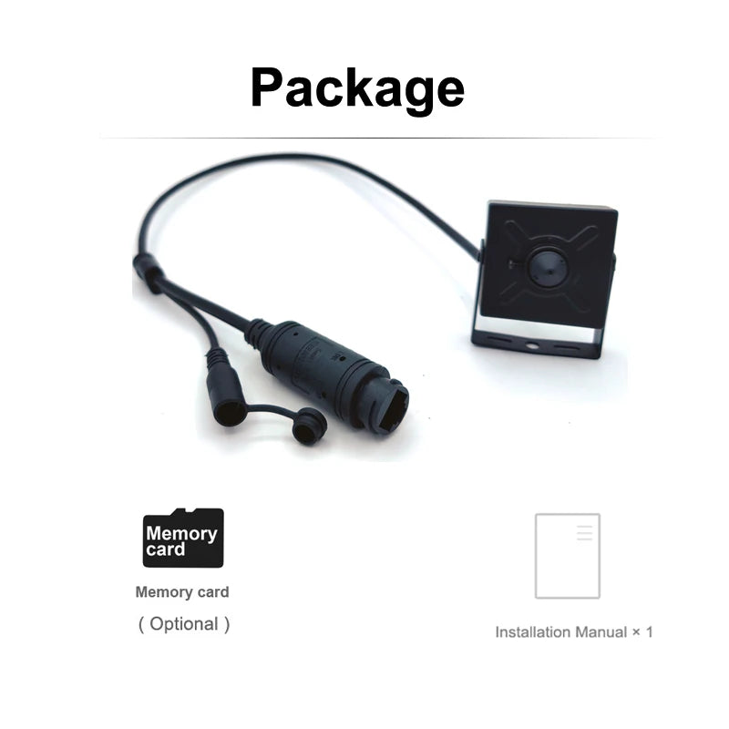 5MP 1080P POE Mini IP Kamera HD mit Micro SD