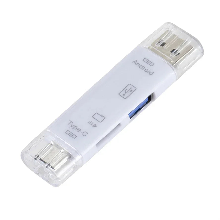 5-in-1 USB OTG Kartenleser Adapter für Handy