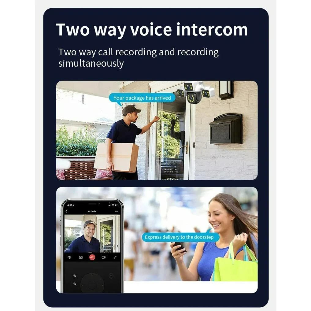 15MP Drei Objektiv IP Kamera mit Auto Tracking