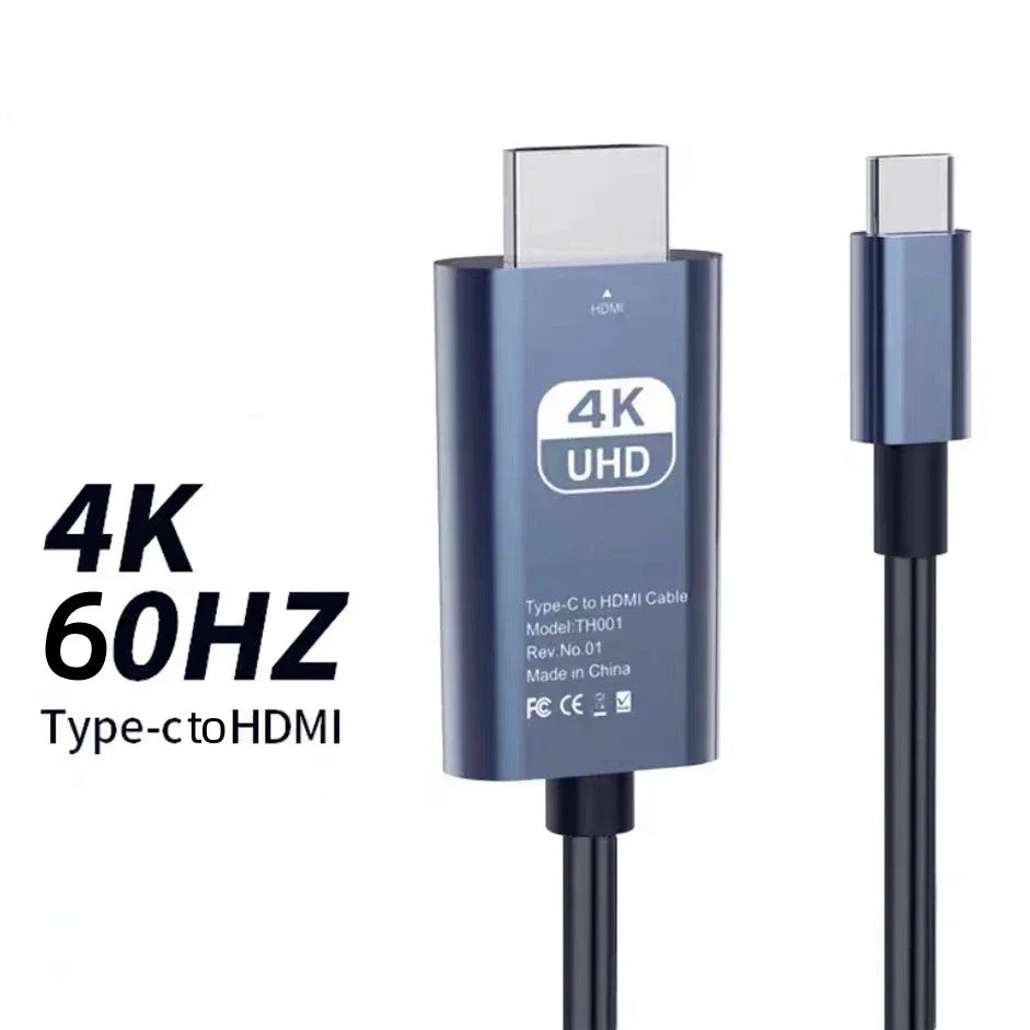 USB C zu HDMI Kabel 4K 60Hz High Speed Adapter