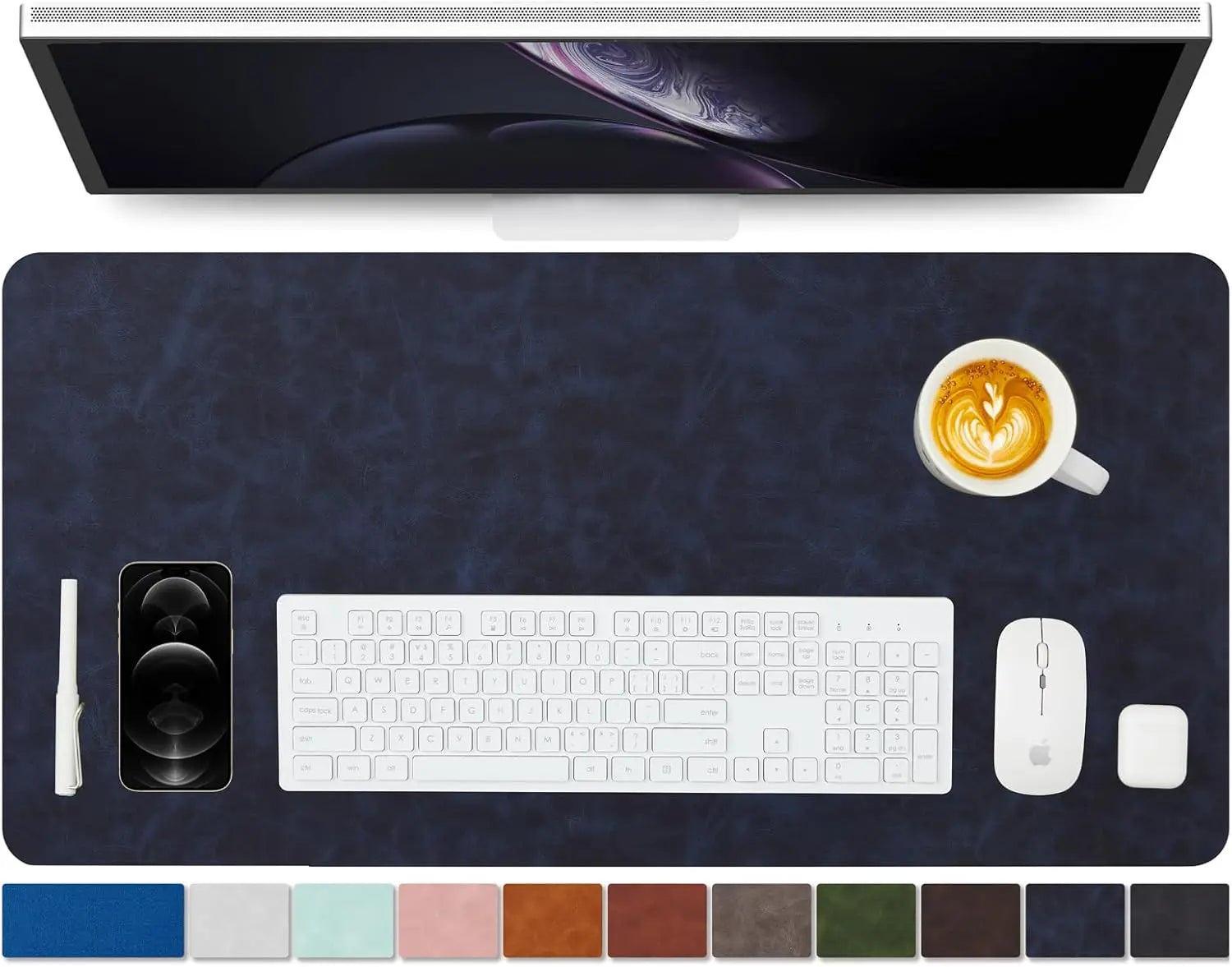 YSAGI Leder Schreibtischmatte PU