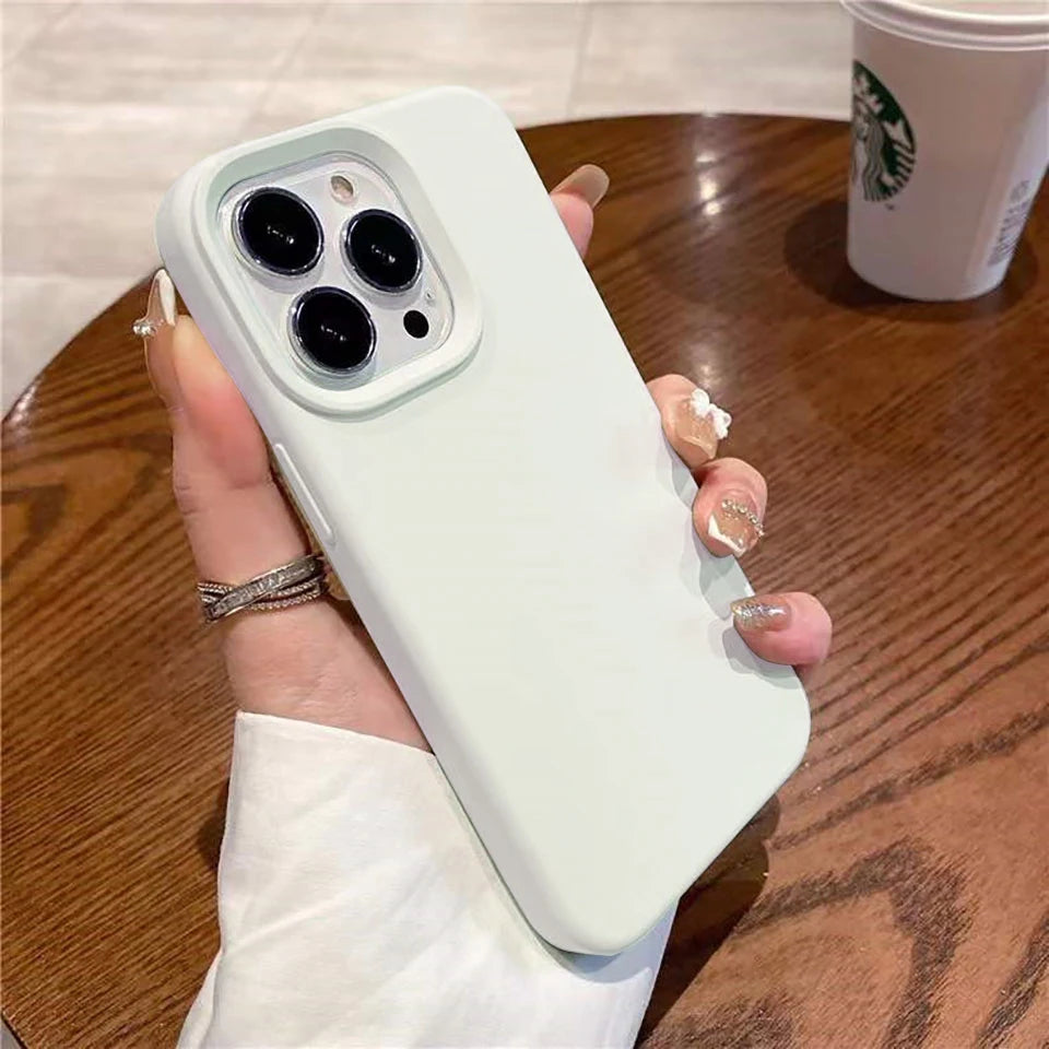Liquid silicone shockproof iPhone case