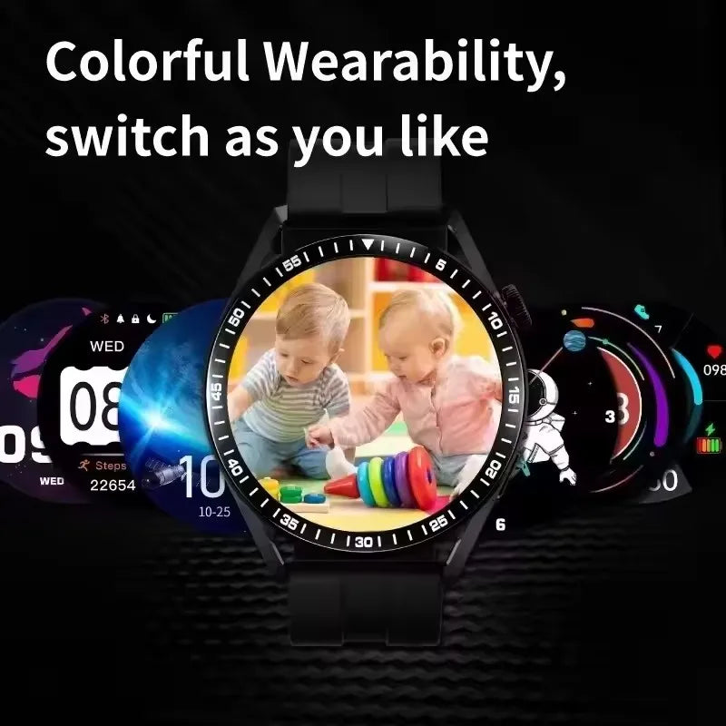 1,61" AMOLED GPS Smartwatch für Damen & Herren