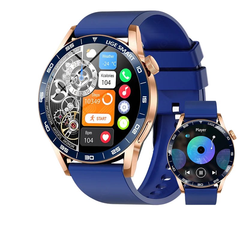 Full Touch Smartwatch mit AI Sprachassistent & Bluetooth