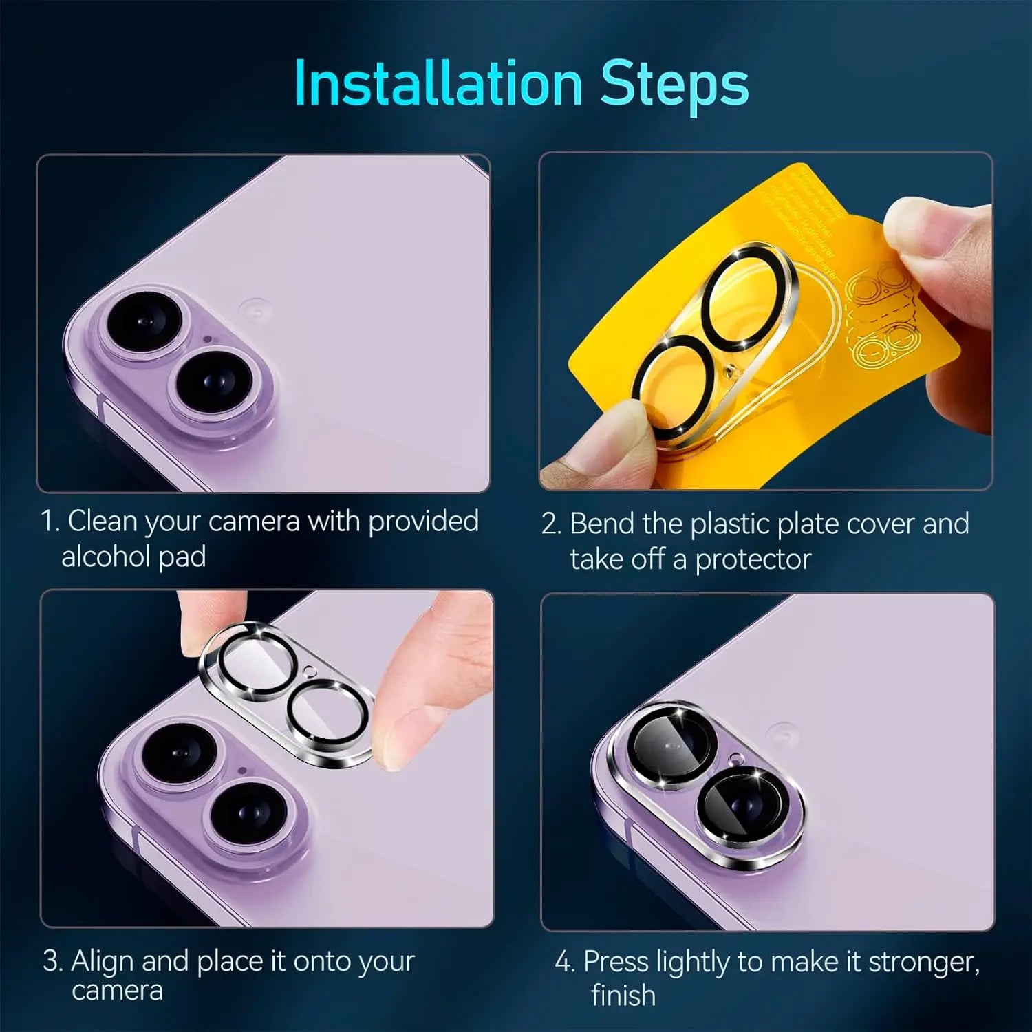 HD camera screen protector 9H for iPhone 17