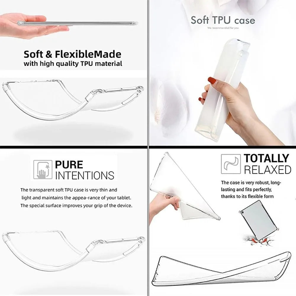 Ultradünne TPU Hülle für Pixel Tablet transparent