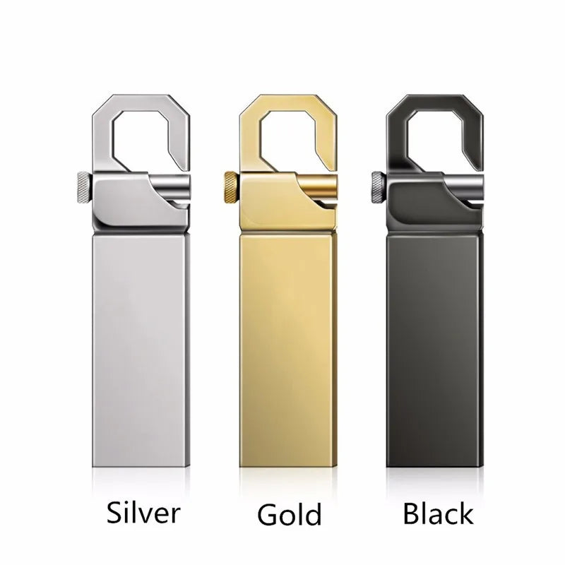 Hot Metal USB Stick 32-512GB Silver Gold