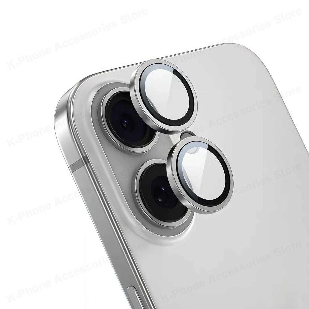 Aluminum camera protective ring for iPhone 17