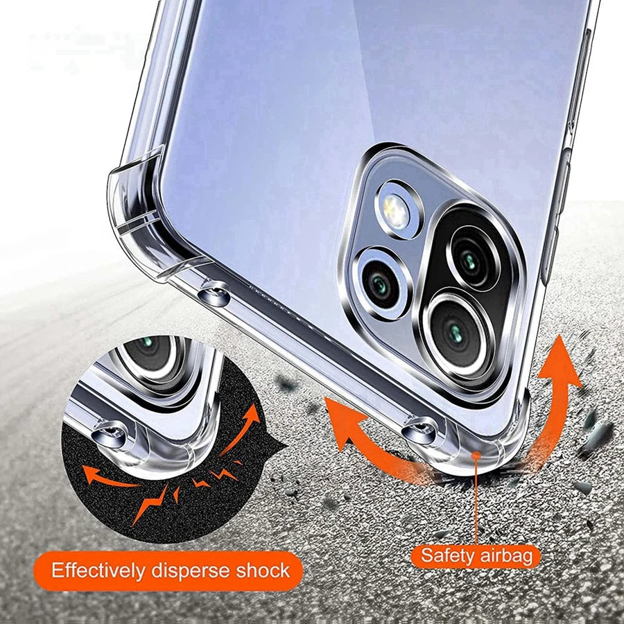 Shockproof silicone case for Xiaomi models