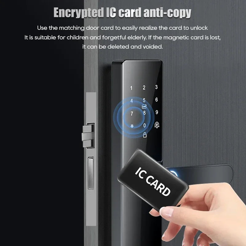 Smarte Fingerprint Türschloss mit App & Notladung