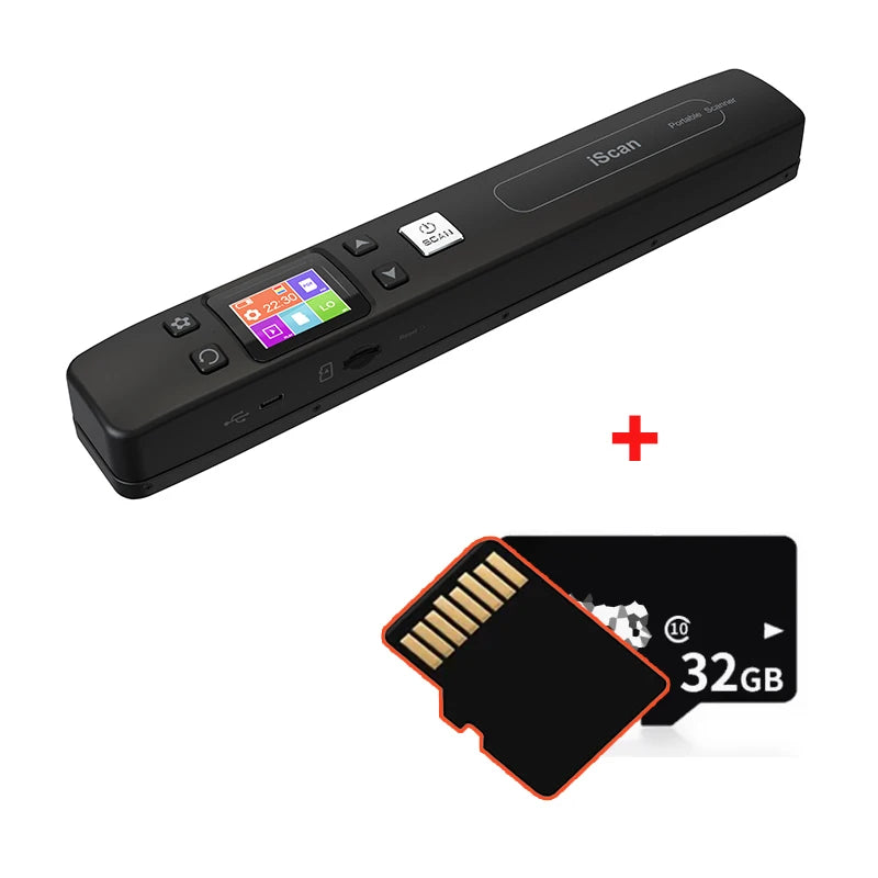 Tragbarer WLAN-Dokumentenscanner mit 1050 DPI