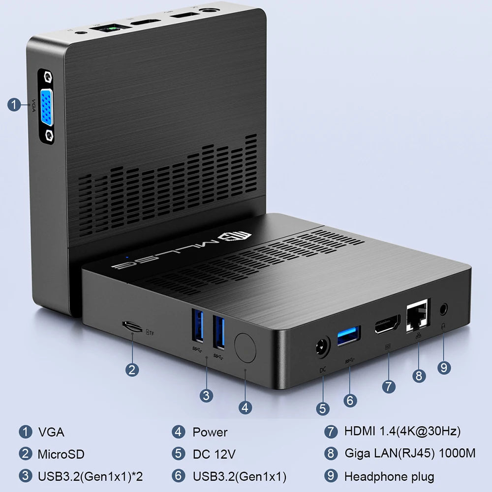 Kompakter Mini-PC Intel N4000 mit 6GB RAM & WLAN