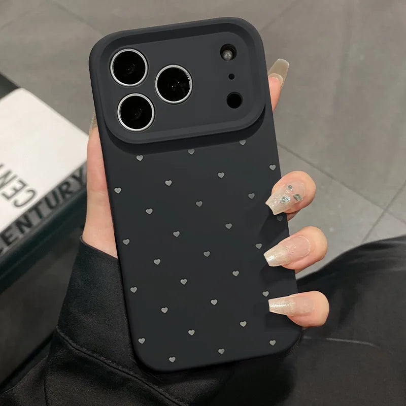 Niedliche Herz Candy Case für iPhone 17