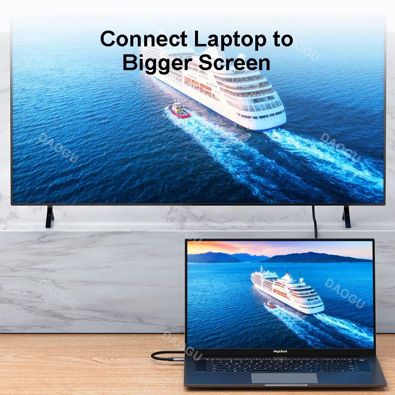 USB-C zu HDMI Kabel 8K 60Hz für Laptop & Smartphone