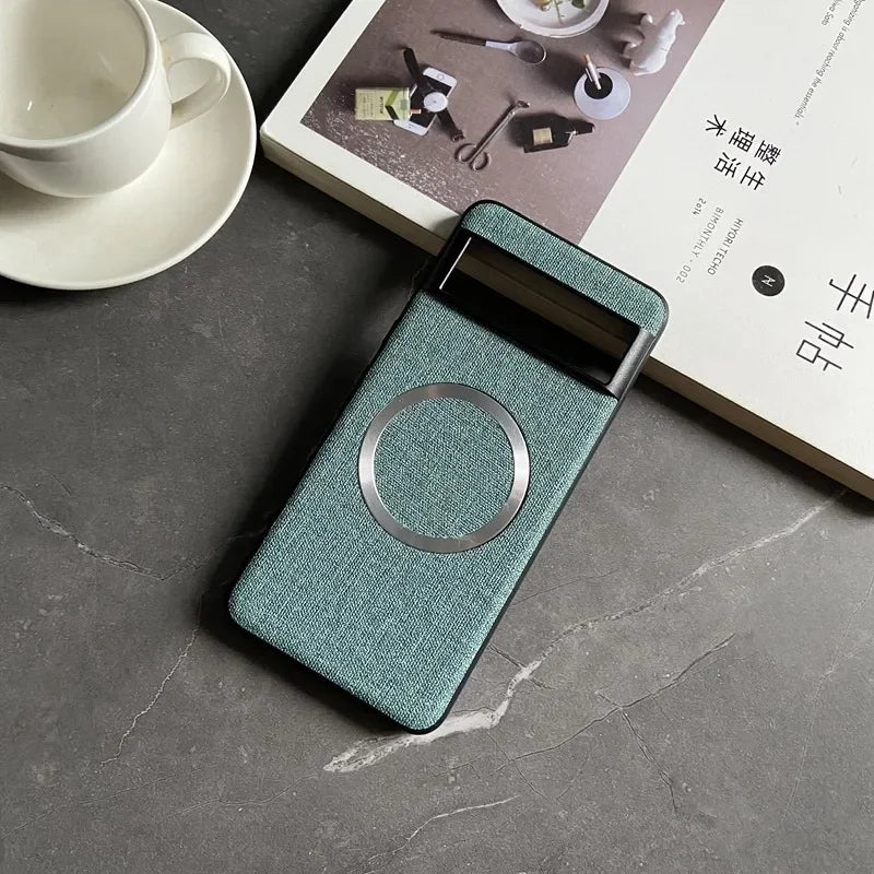 Luxus Magnet-Lederhülle für Pixel