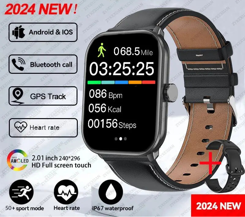Moderne Sport-Smartwatch mit AMOLED und GPS 2025