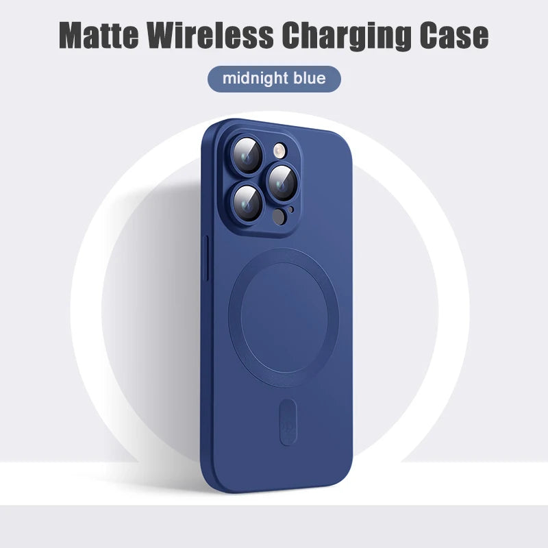 Matte Silikon MagSafe Hülle iPhone Zubehör