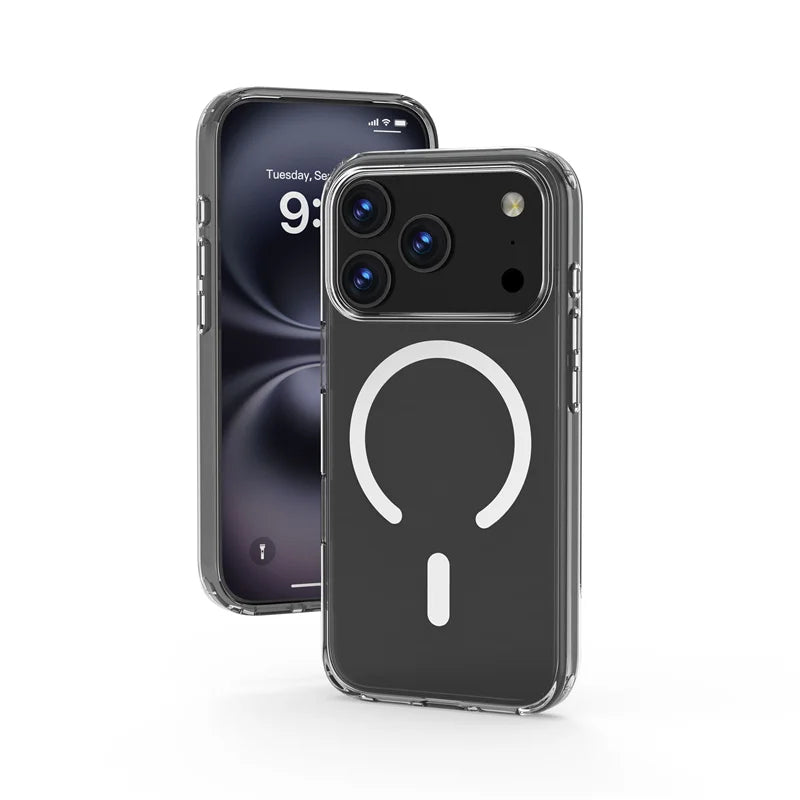 Transparente MagSafe-Hülle mit Kameraschutz iPhone 17