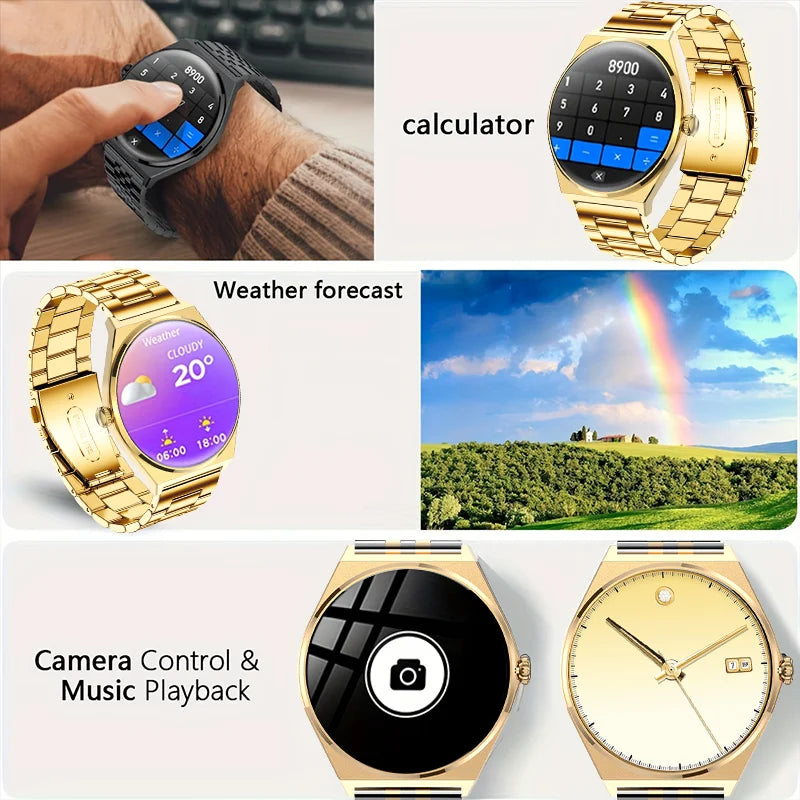 Ultra dünne Smartwatch 1,43" AMOLED HD Display