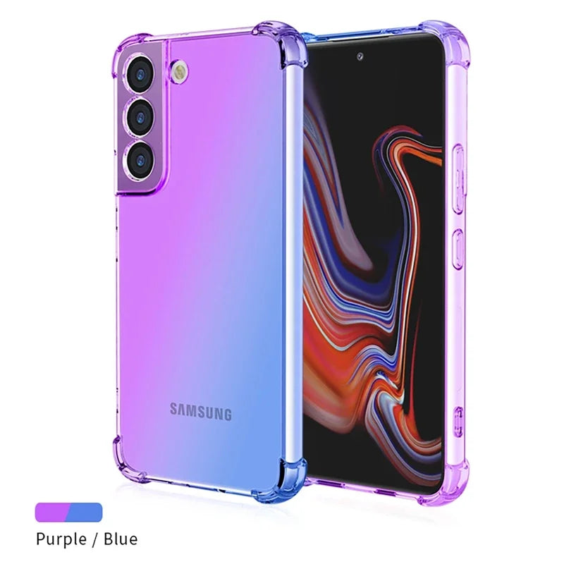 Gradient TPU Airbag Hülle für Samsung Galaxy S25
