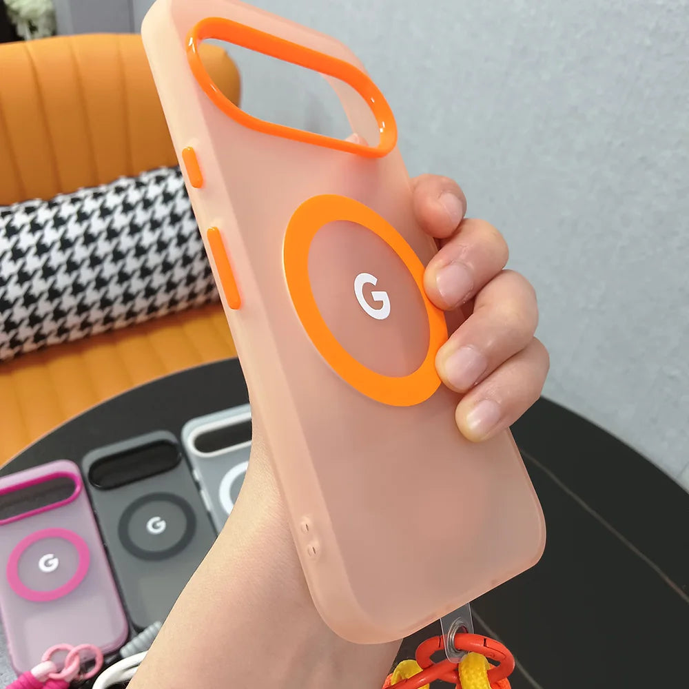 Mattierte transparente Handyhülle mit Band