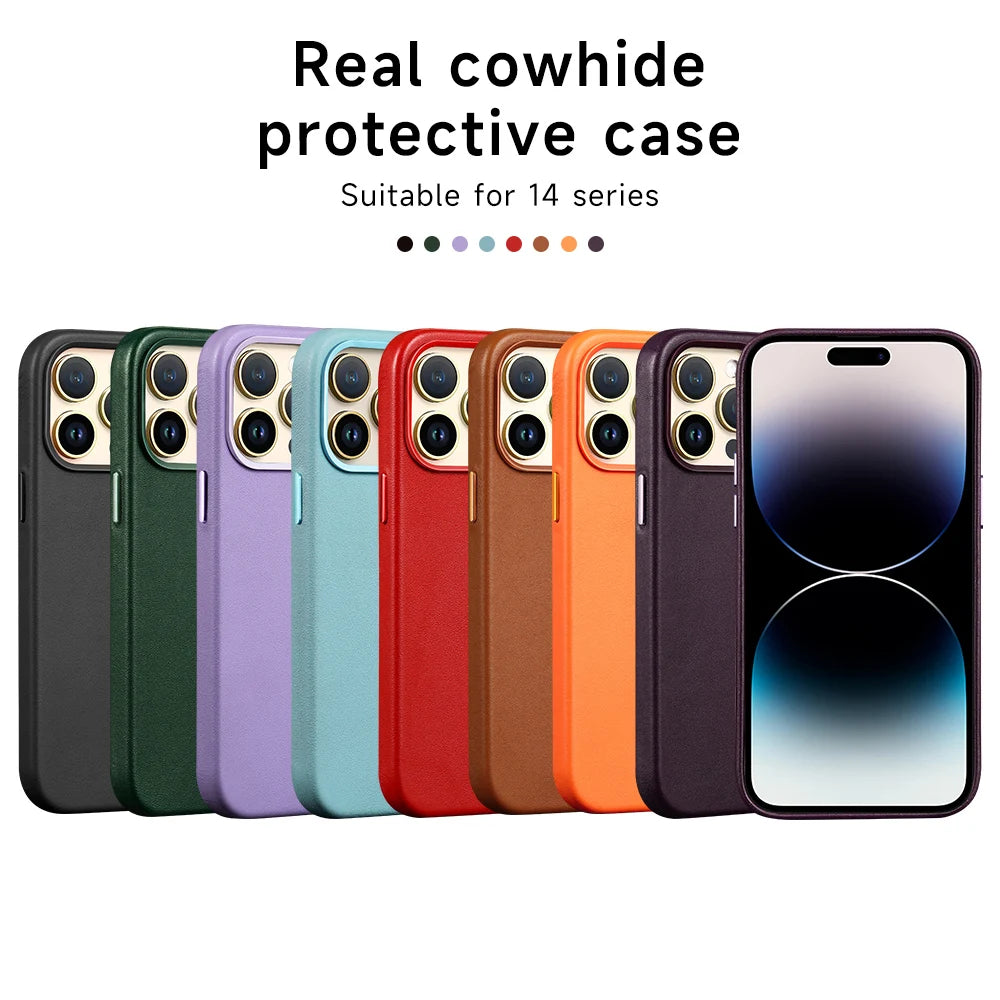 Offizielle MagSafe Lederhülle iPhone