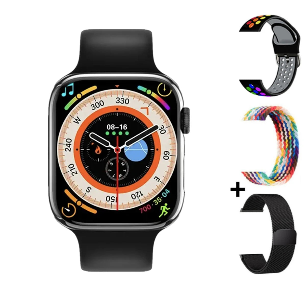 Moderne Smartwatch 10 GPS NFC BT-Anruf Herren