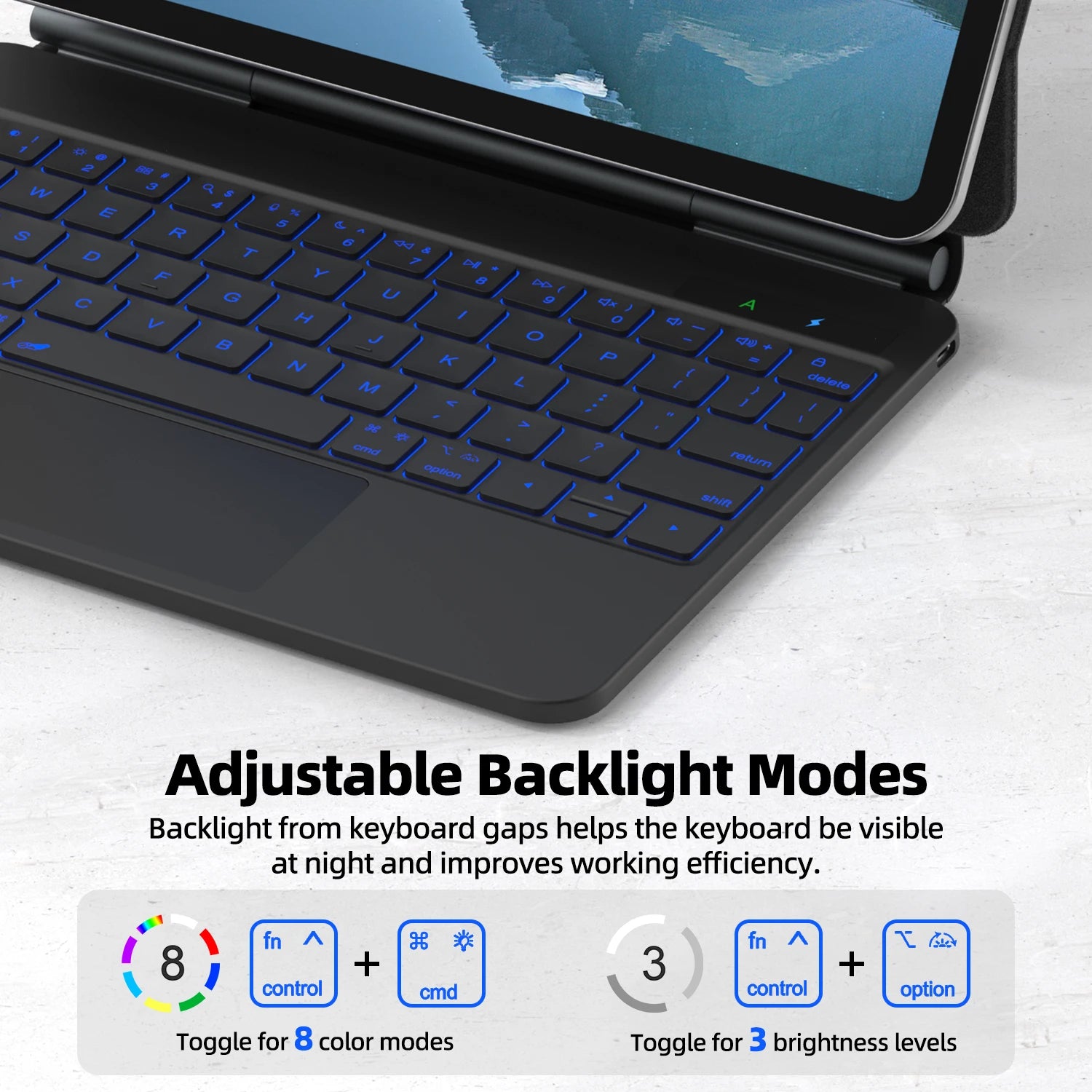 iPad Air/Pro Smart Pogo Pin Tastatur