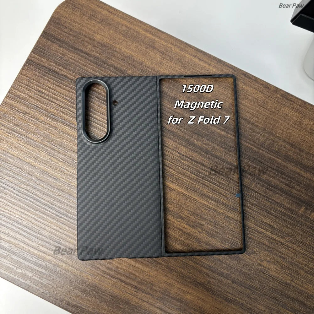 Echtes Fiber Magnet Case für Galaxy Z Fold 7/6 S25