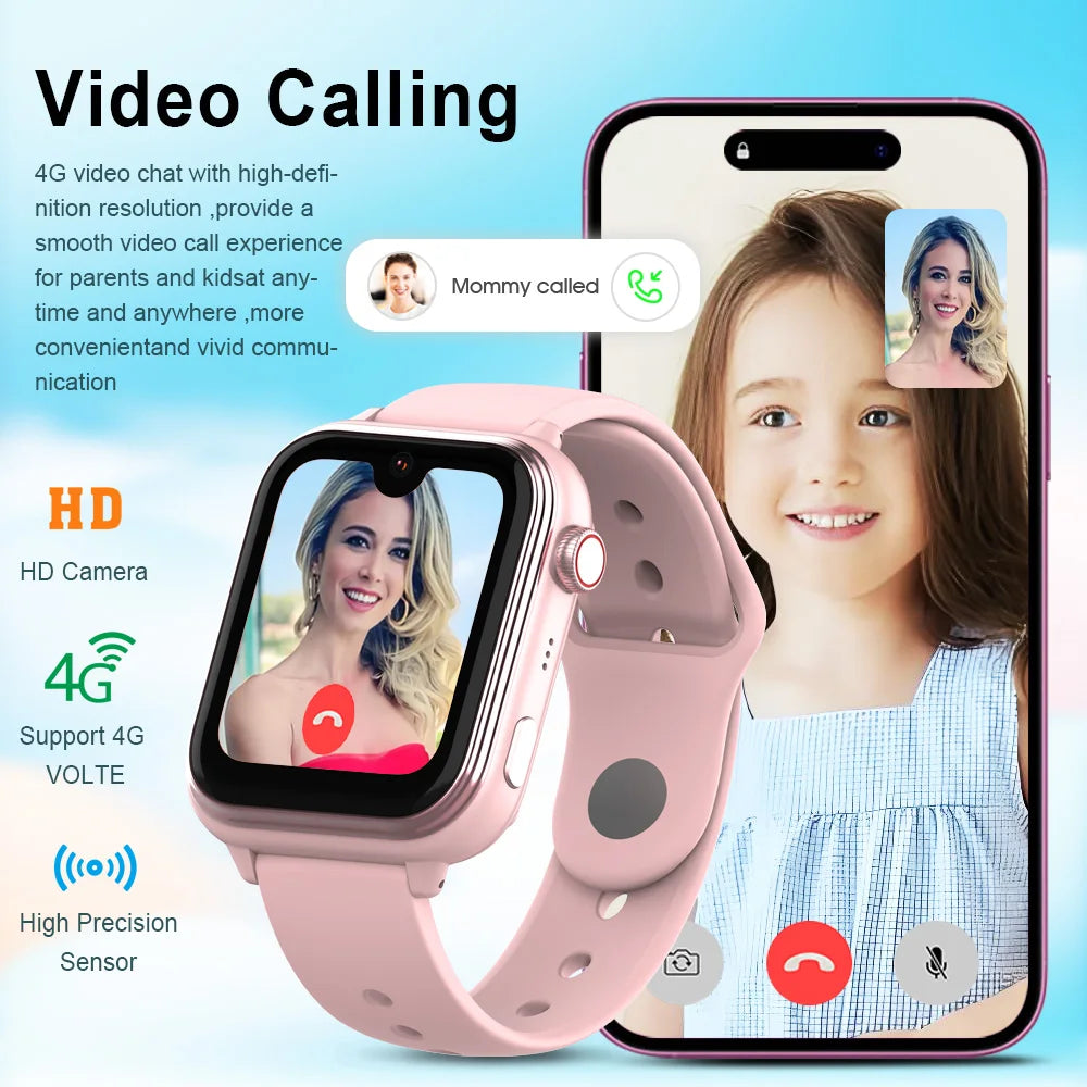 Kids Smartwatch with GPS, Video Call & SOS