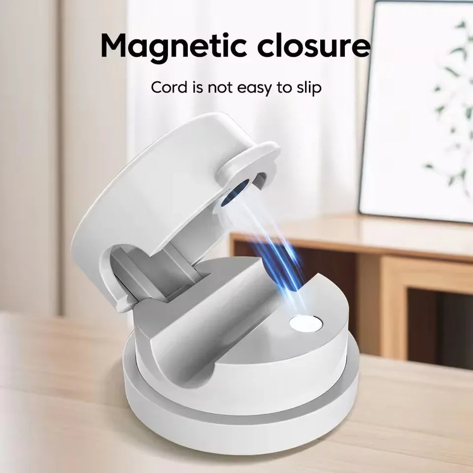 360° Rotating Magnetic Cable Holder for Office