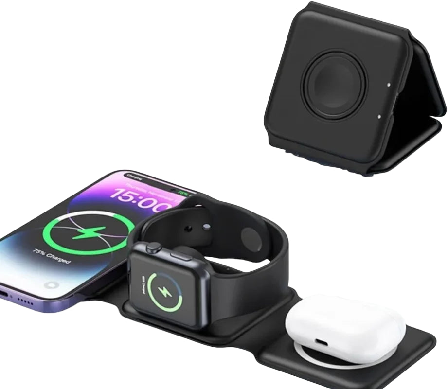 15W 3-in-1 Magnetische Faltbare Powerbank