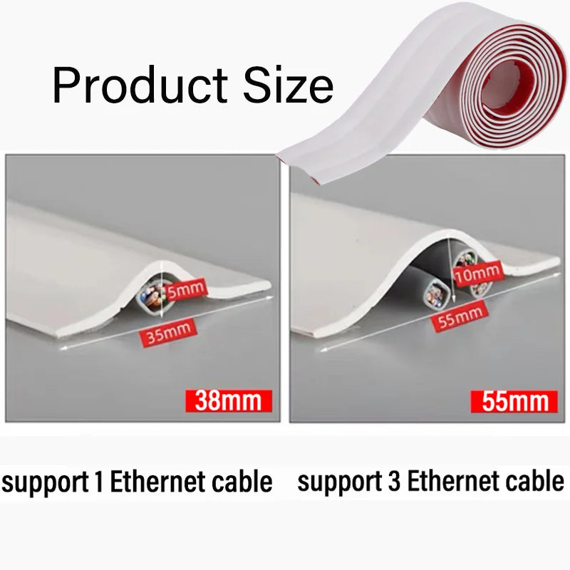 Selbstklebender PVC Kabelschutzstreifen für Kabel