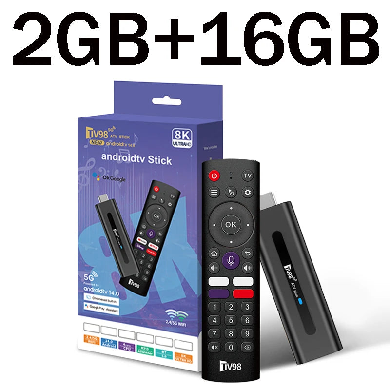Ultra HD Android TV Stick 8K IPTV Dual-WiFi6