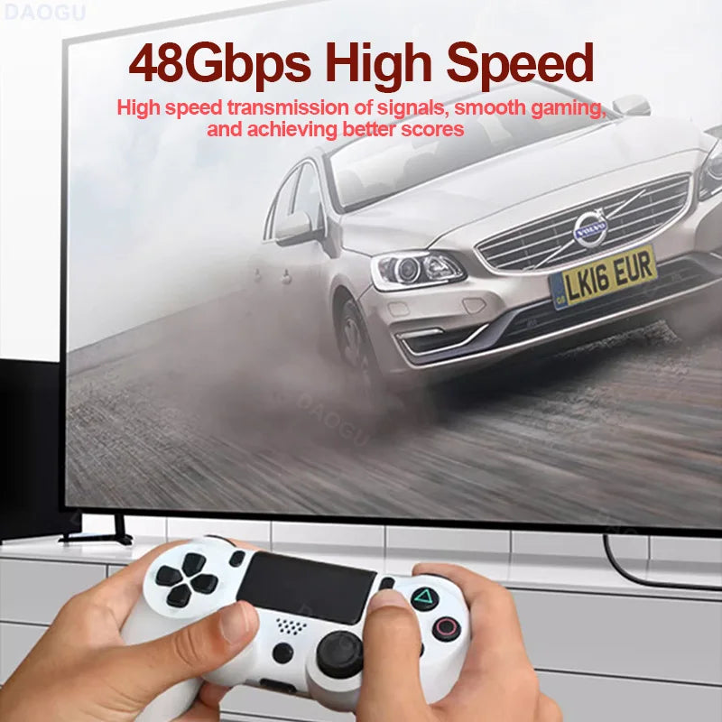 48Gbps HDMI 2.1 Kabel 8K 60Hz 4K 120Hz HDR 3D 1-5m