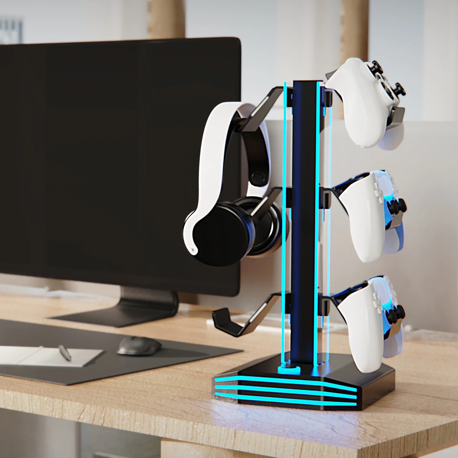 Universal Gaming Controller und Kopfhörerständer RGB